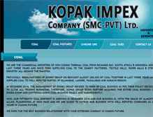 Tablet Screenshot of kopakimpex.com